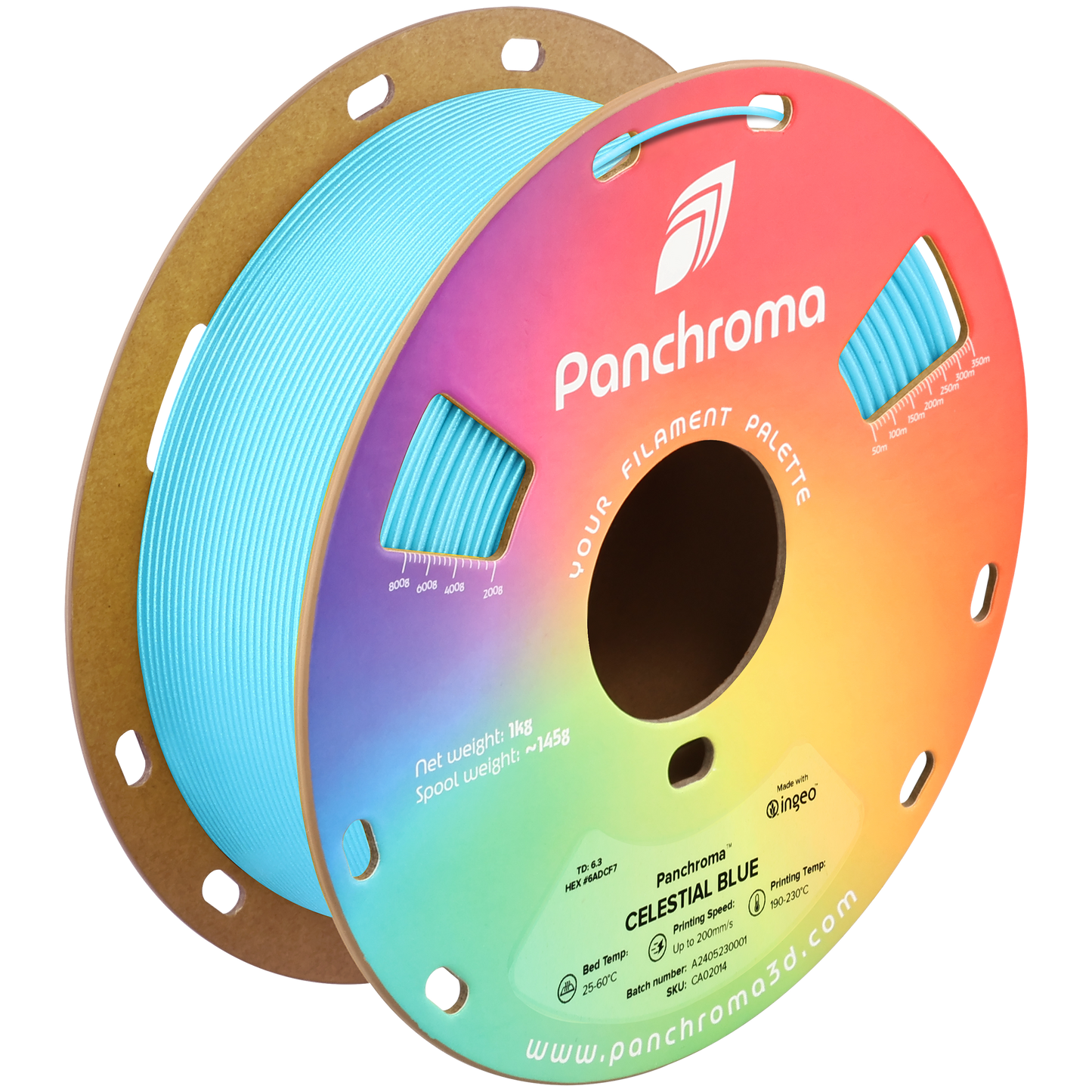 Polymaker Panchroma PLA Celestial Blue 1.75 mm 1kg