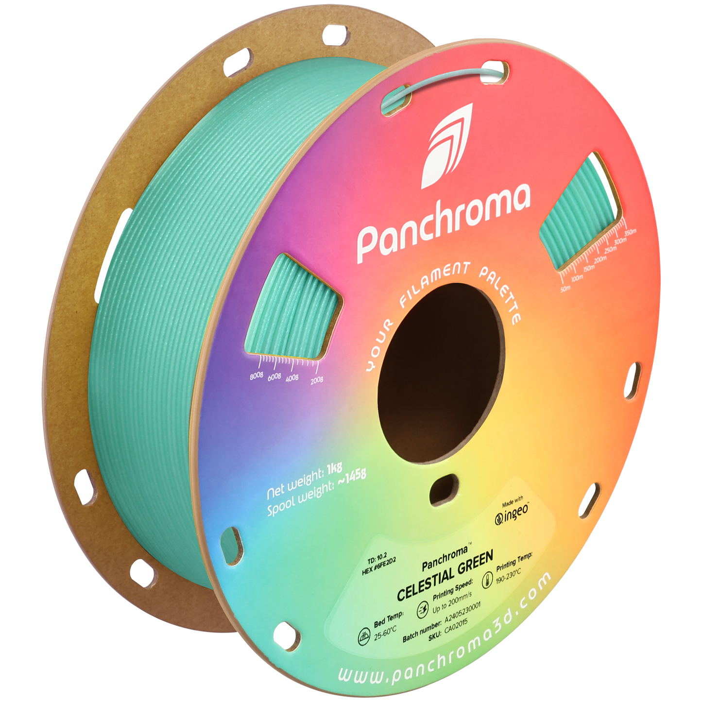 Polymaker Panchroma PLA Celestial Green 1.75 mm 1kg