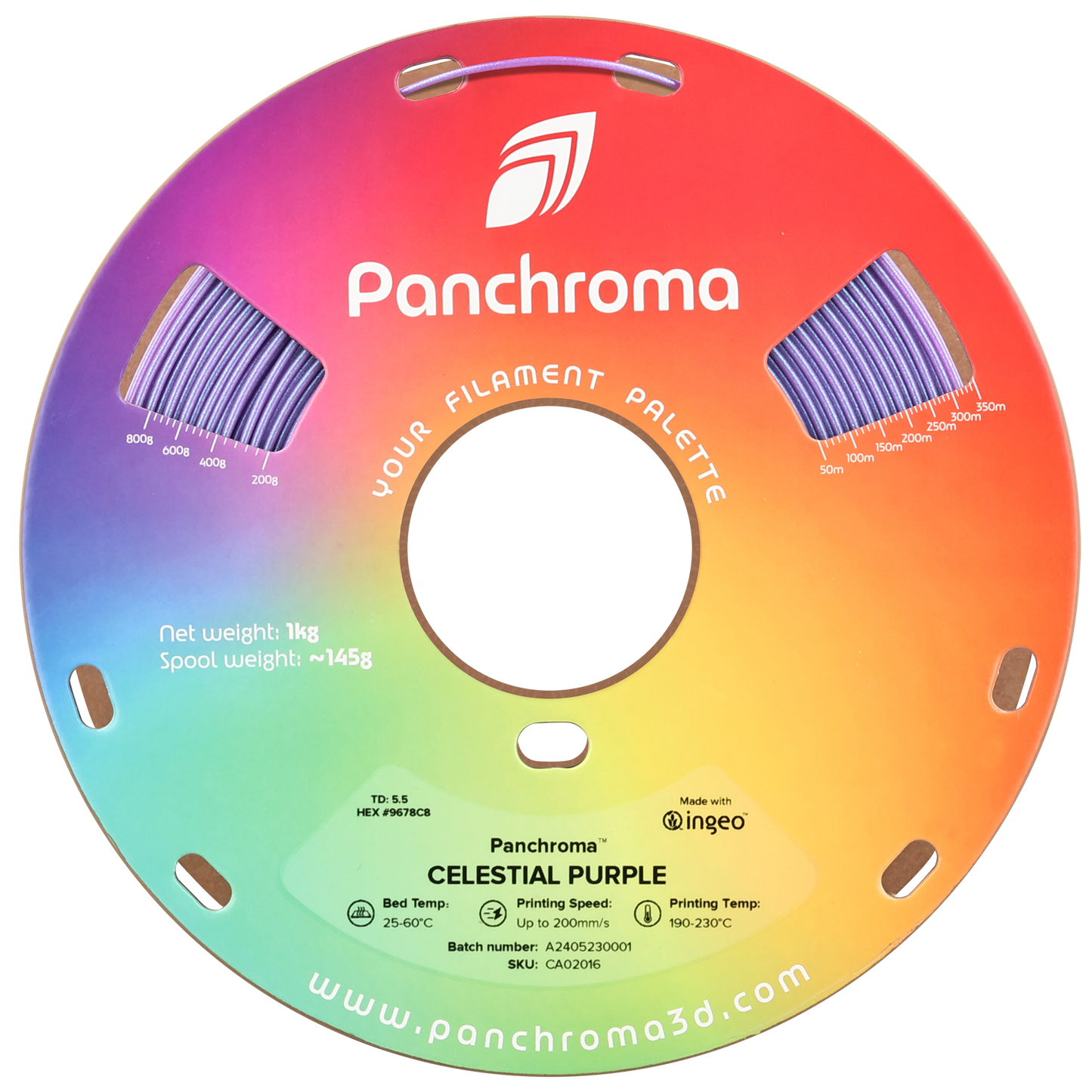 Polymaker Panchroma PLA Celestial Purple 1.75 mm 1kg