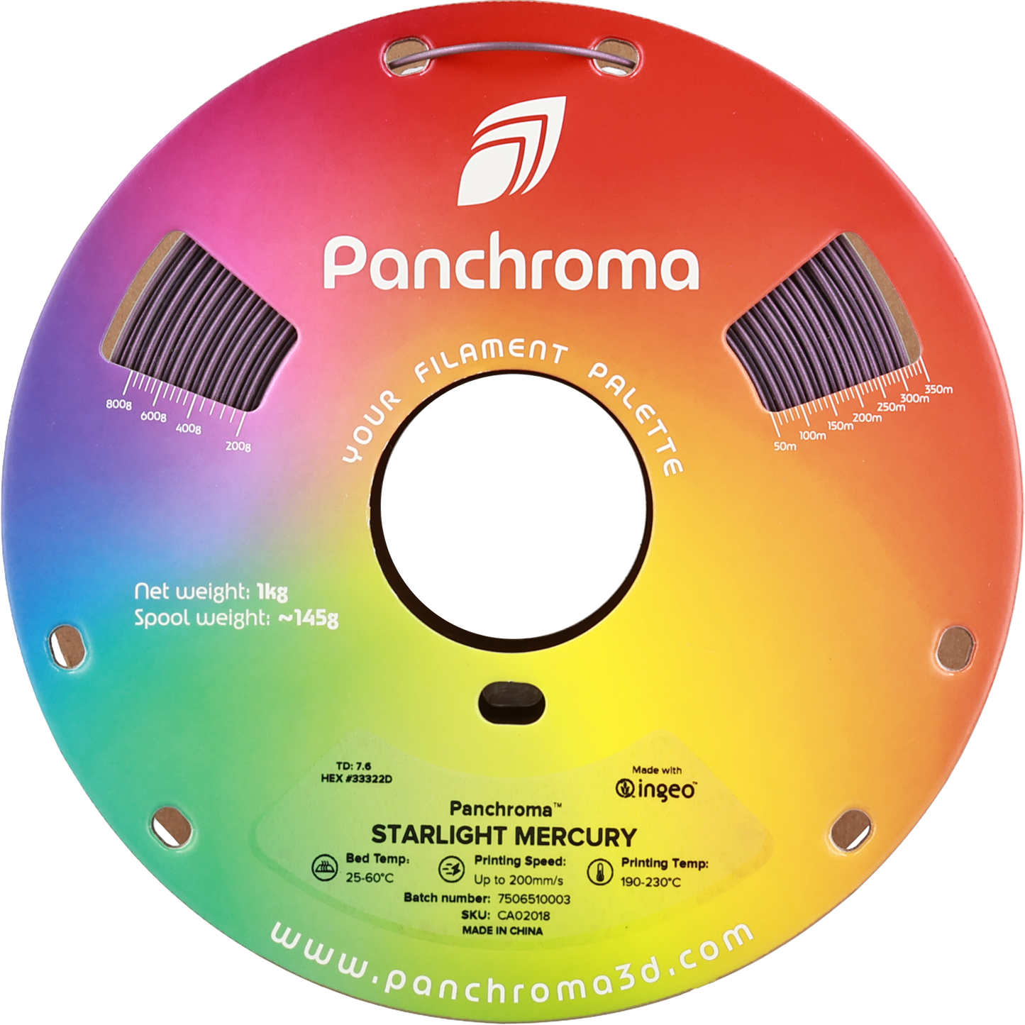 Polymaker Panchroma PLA Starlight Mercury 1.75 mm 1kg