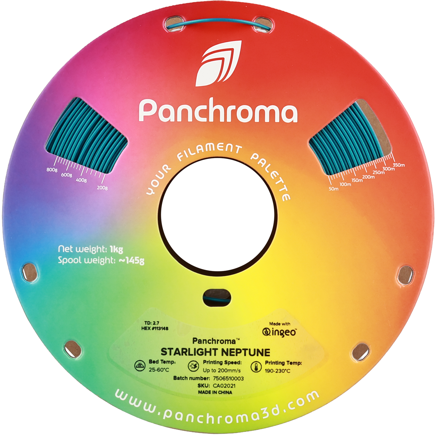 Polymaker Panchroma PLA Starlight Neptune 1.75 mm 1kg