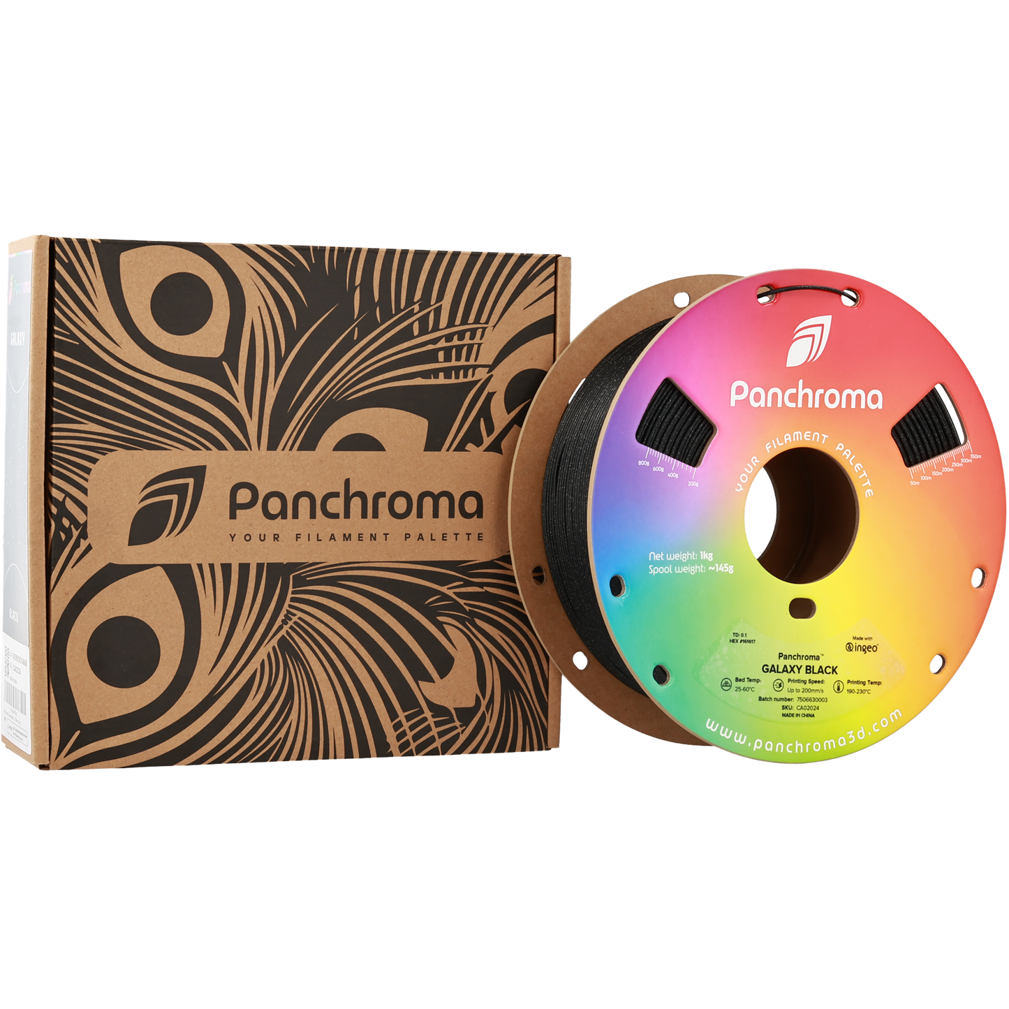 Polymaker Panchroma PLA Galaxy Black 1.75 mm 1kg