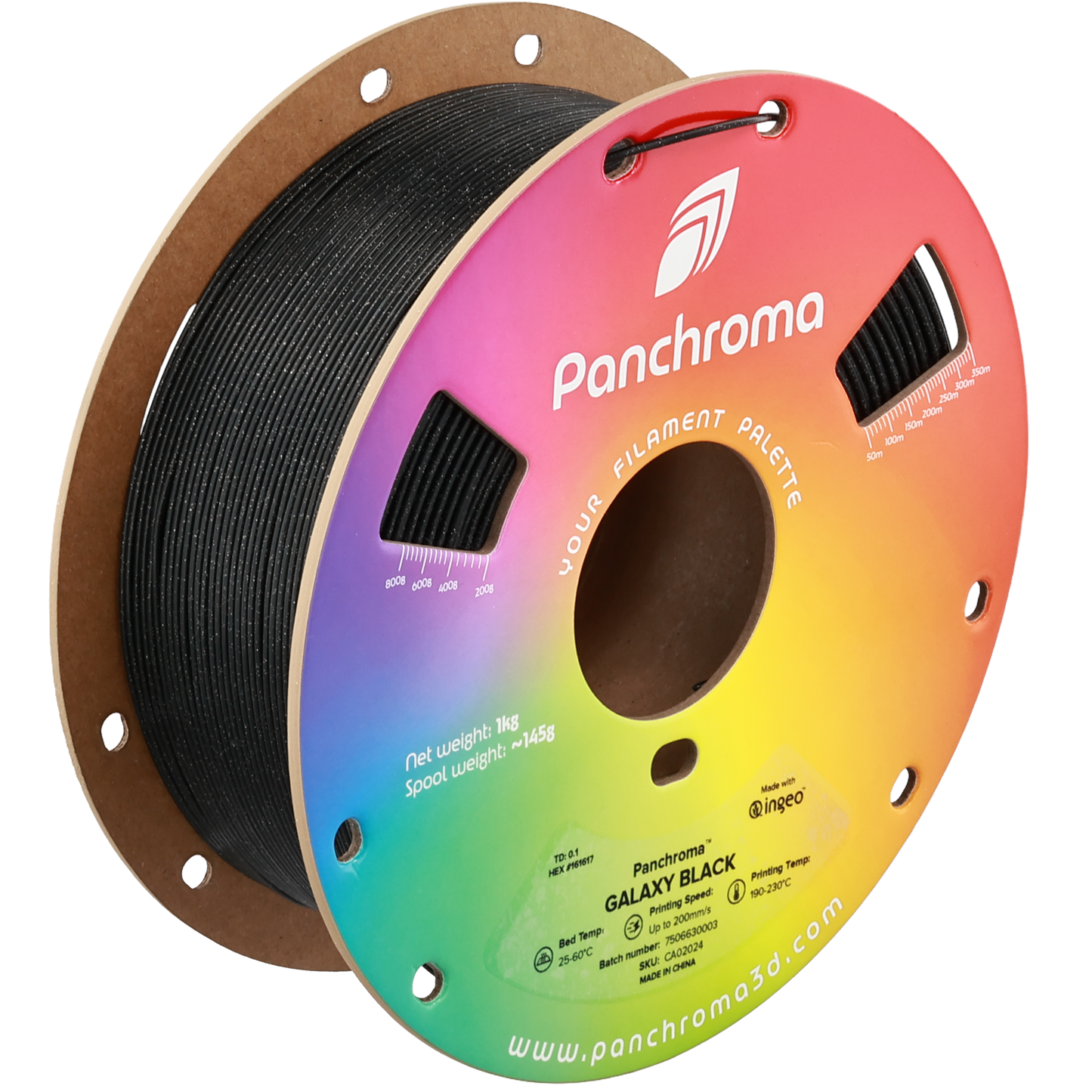 Polymaker Panchroma PLA Galaxy Black 1.75 mm 1kg