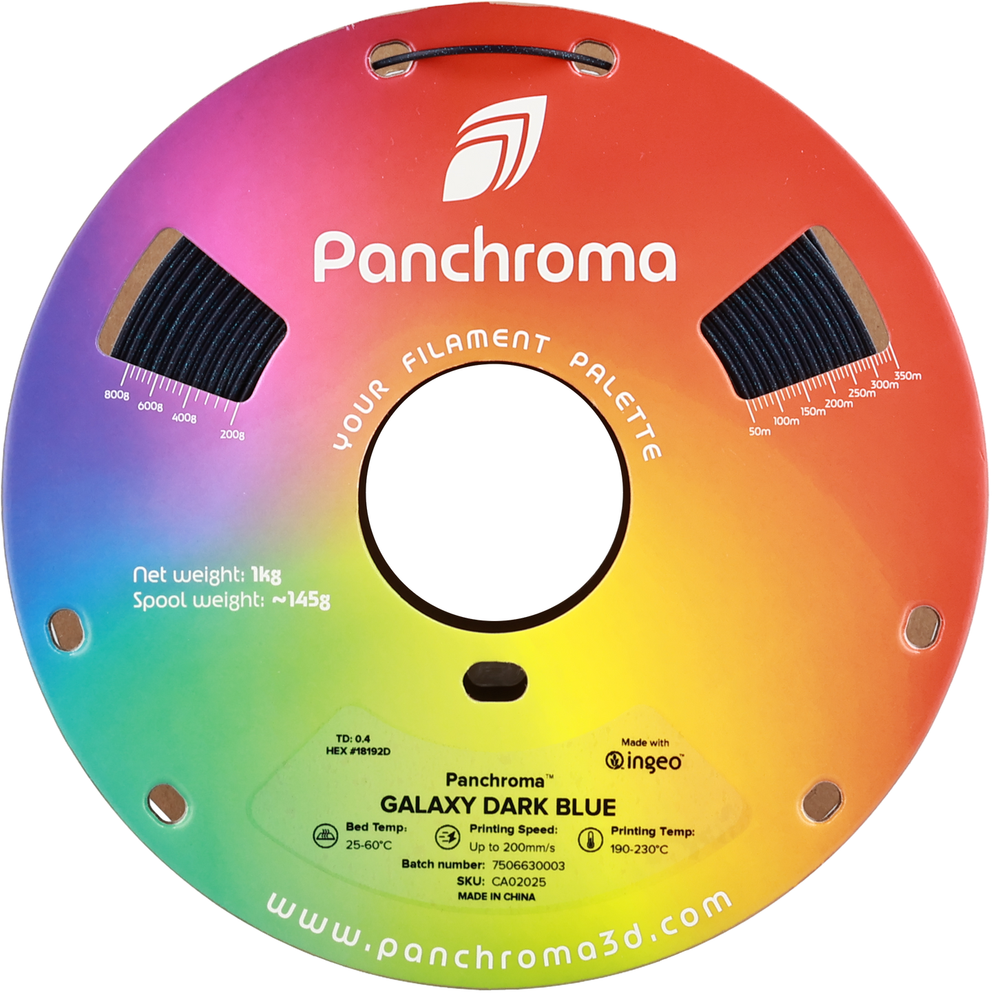 Polymaker Panchroma PLA Galaxy Dark Blue 1.75 mm 1kg