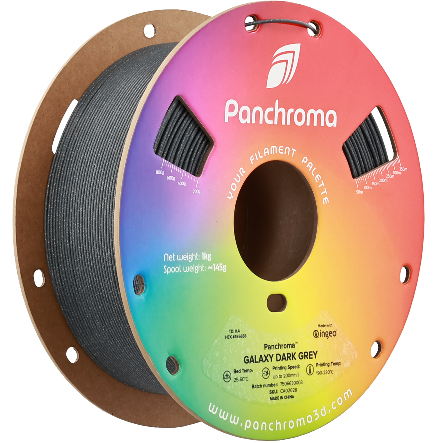 Polymaker Panchroma PLA Galaxy Dark Grey 1.75 mm 1kg