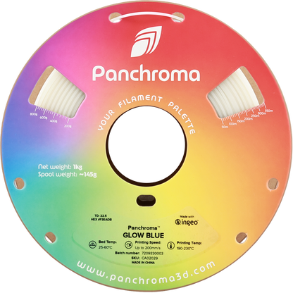 Polymaker Panchroma PLA Glow Blue 1.75 mm 1kg