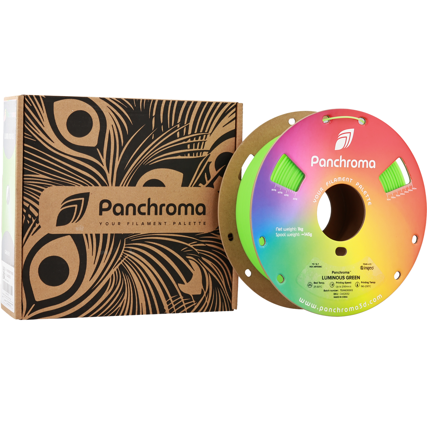 Polymaker Panchroma PLA Luminous Green 1.75 mm 1kg