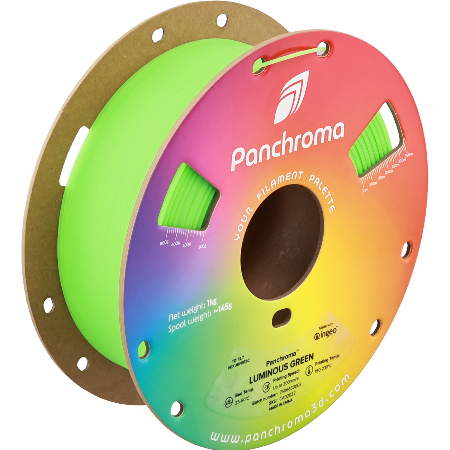 Polymaker Panchroma PLA Luminous Green 1.75 mm 1kg