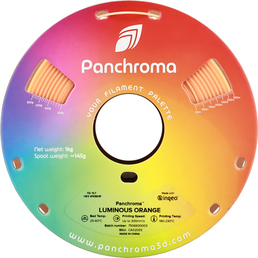 Polymaker Panchroma PLA Luminous Orange 1.75 mm 1kg