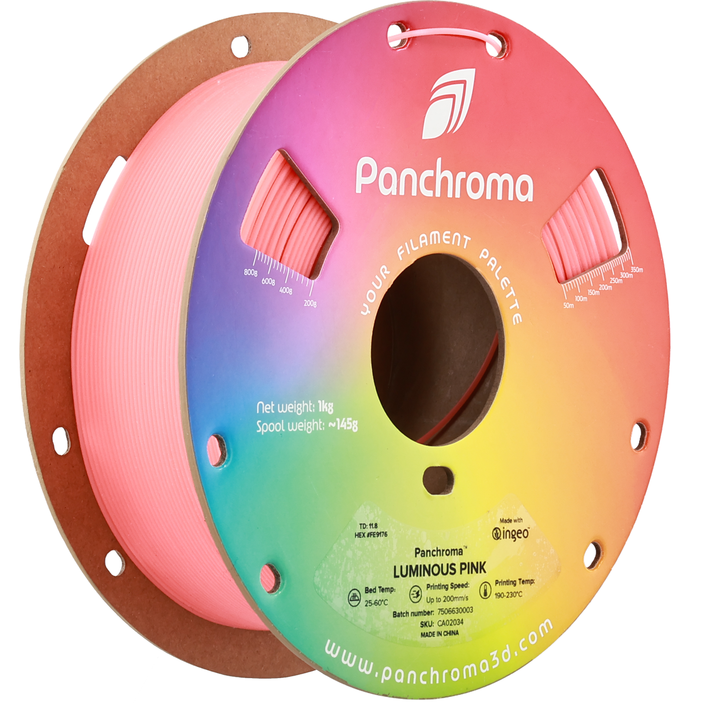 Polymaker Panchroma PLA Luminous Pink 1.75 mm 1kg