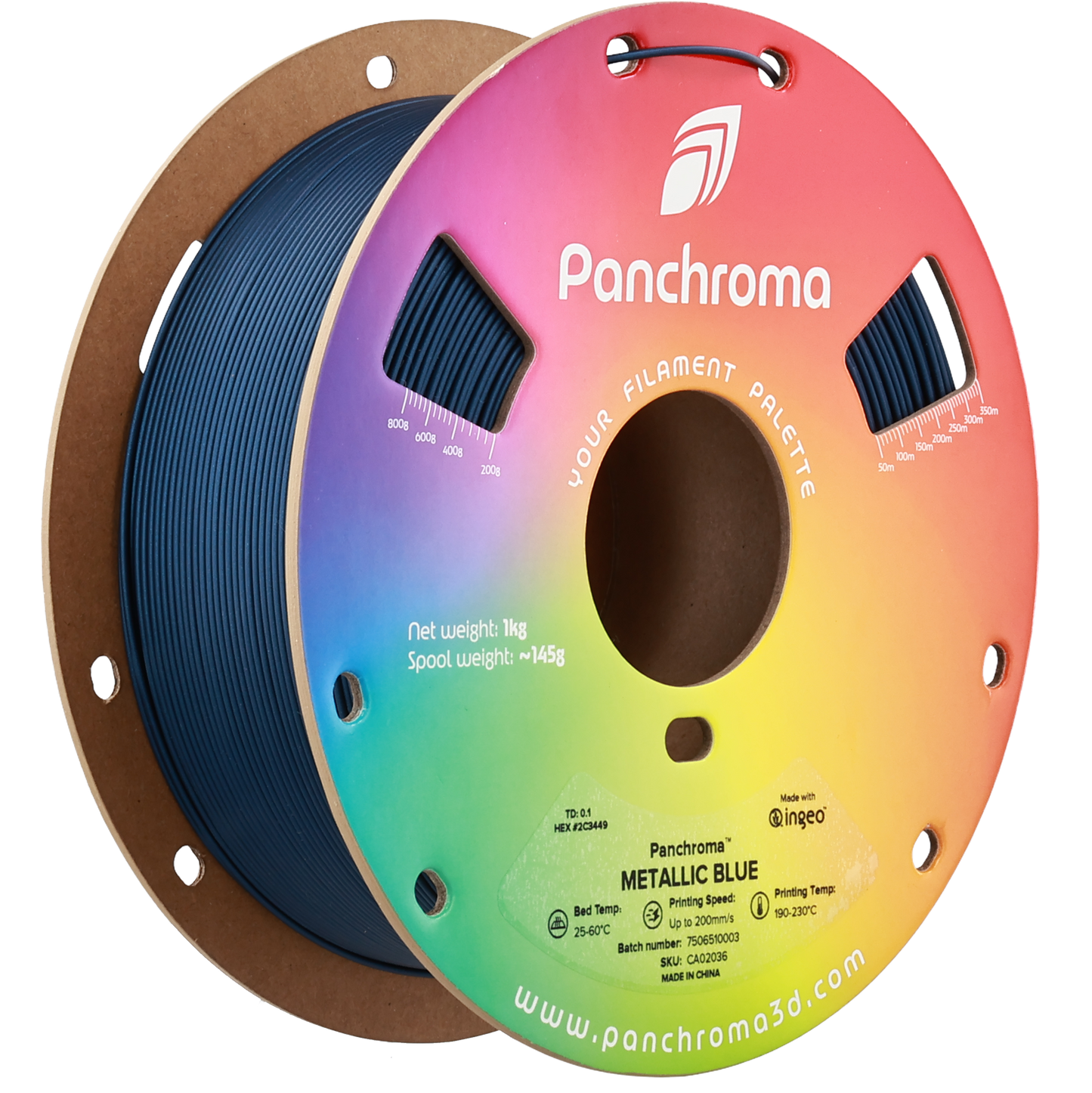Polymaker Panchroma PLA Metalic Blue 1.75 mm 1kg