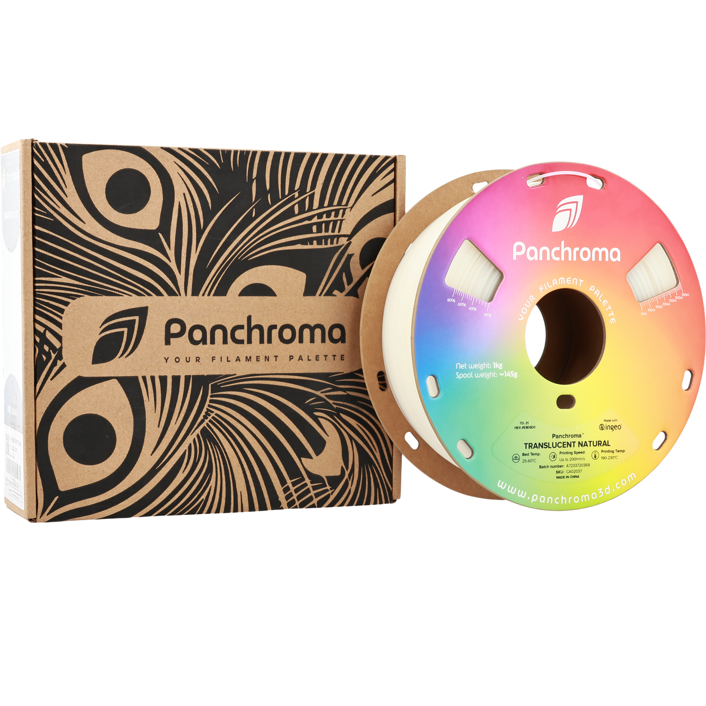 Polymaker Panchroma PLA Translucent Natural 1.75 mm 1kg
