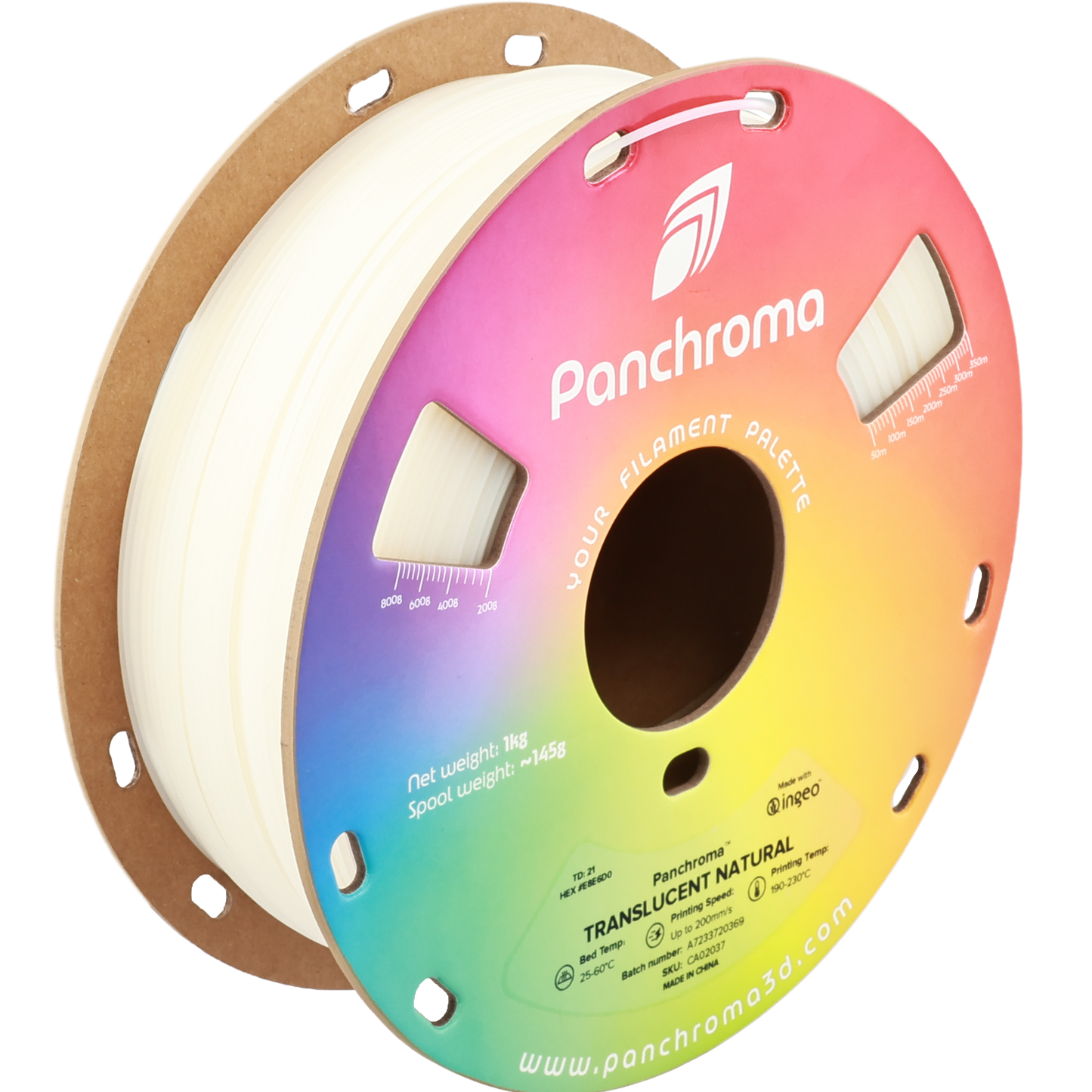 Polymaker Panchroma PLA Translucent Natural 1.75 mm 1kg