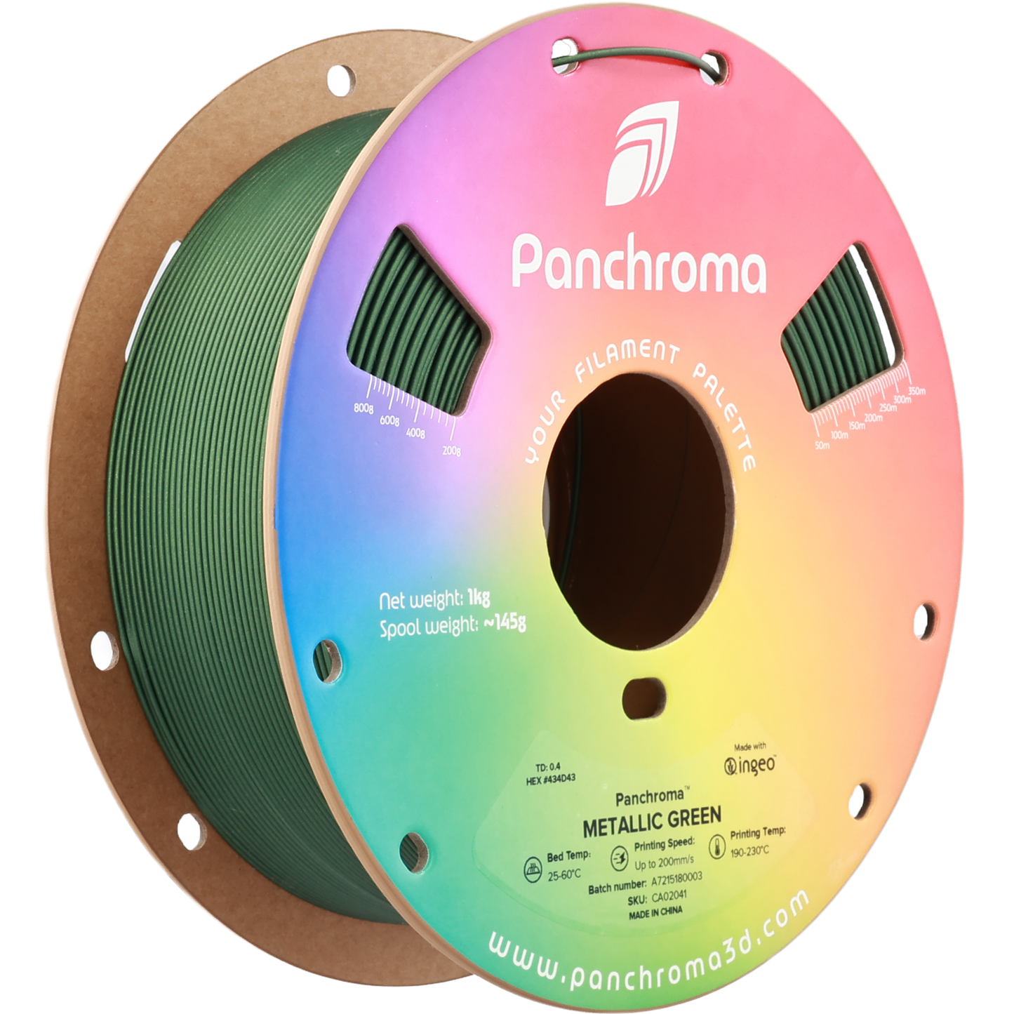 Polymaker Panchroma PLA Metalic Green 1.75 mm 1kg