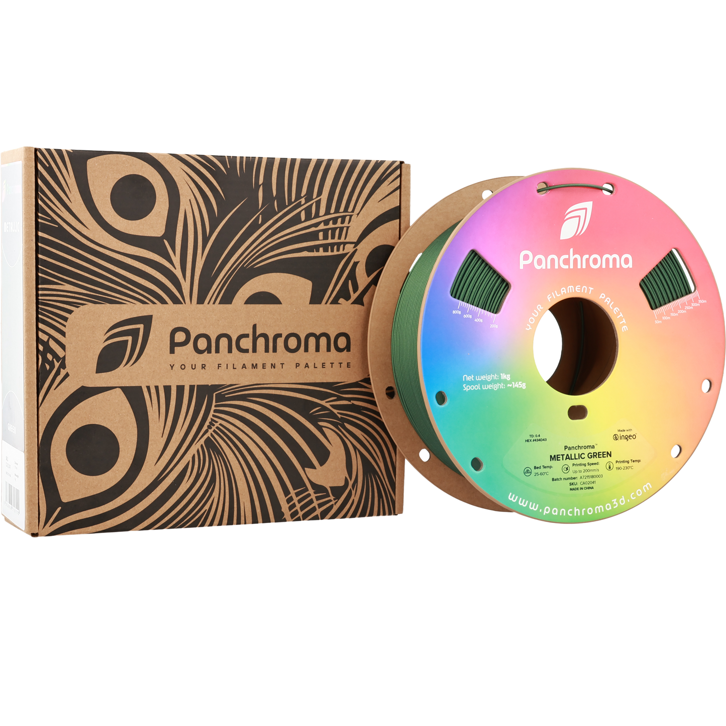 Polymaker Panchroma PLA Metalic Green 1.75 mm 1kg