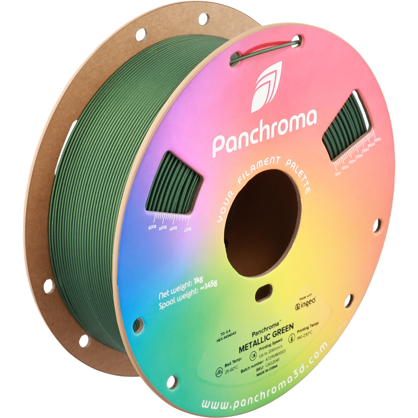Polymaker Panchroma PLA Metalic Green 1.75 mm 1kg