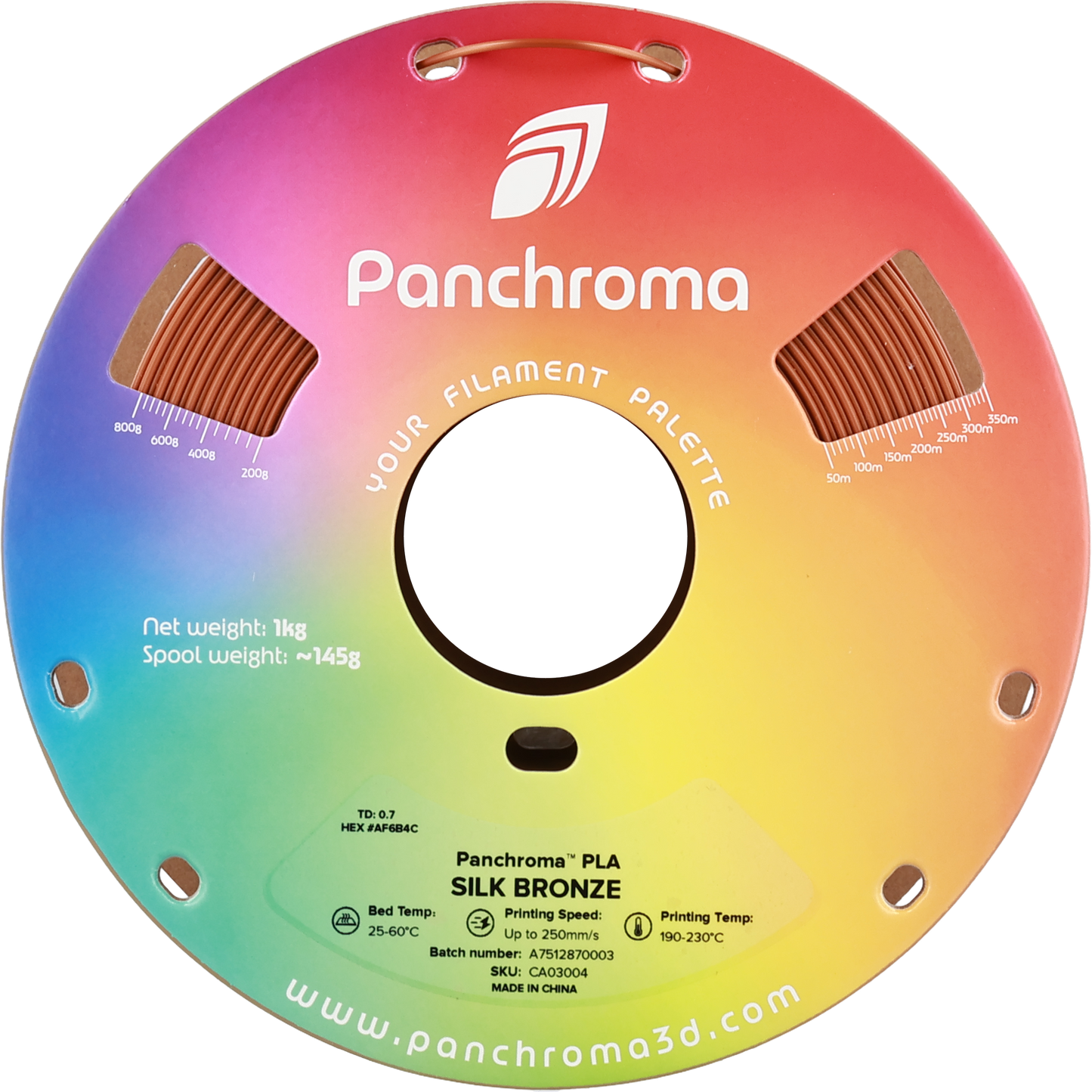 Polymaker Panchroma PLA Silk Bronze 1.75 mm 1kg