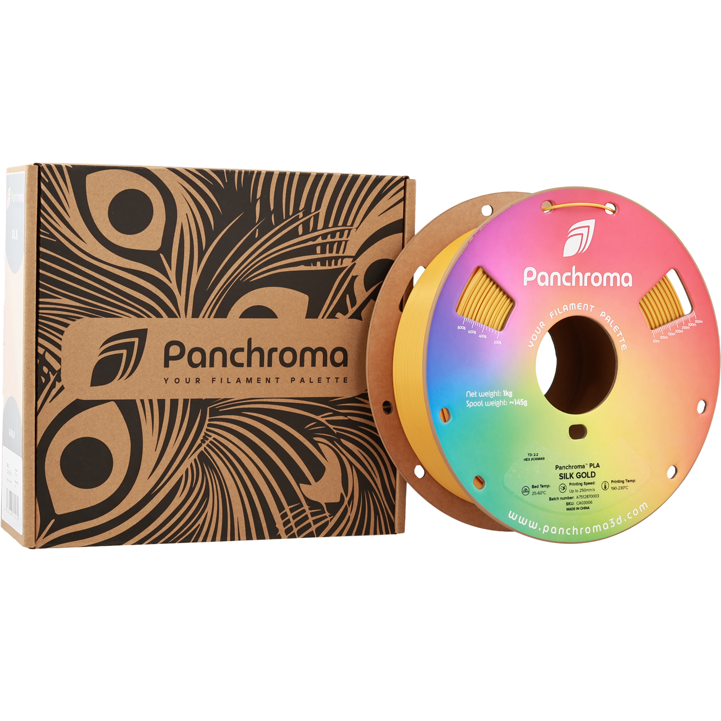 Polymaker Panchroma PLA Silk Gold 1.75 mm 1kg