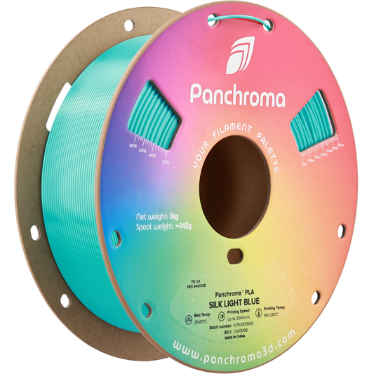 Polymaker Panchroma PLA Silk Light Blue 1.75 mm 1kg