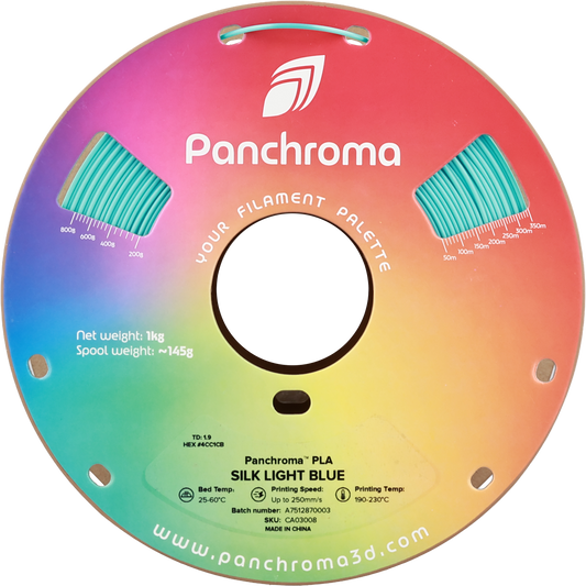 Polymaker Panchroma PLA Silk Light Blue 1.75 mm 1kg