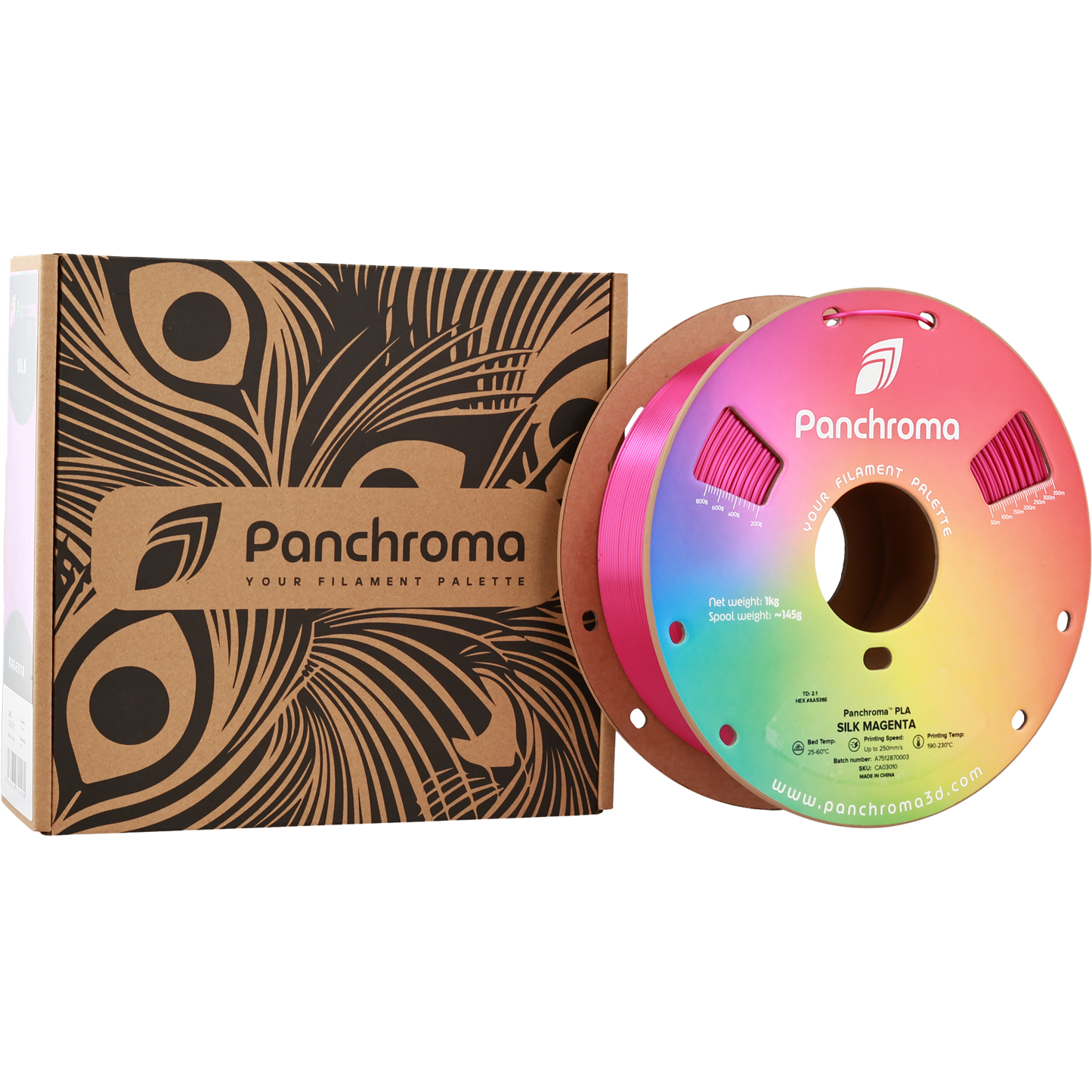 Polymaker Panchroma PLA Silk Magenta 1.75 mm 1kg