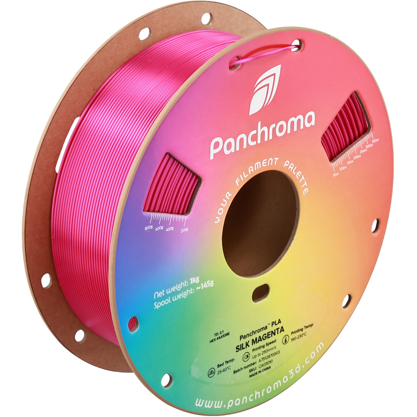 Polymaker Panchroma PLA Silk Magenta 1.75 mm 1kg