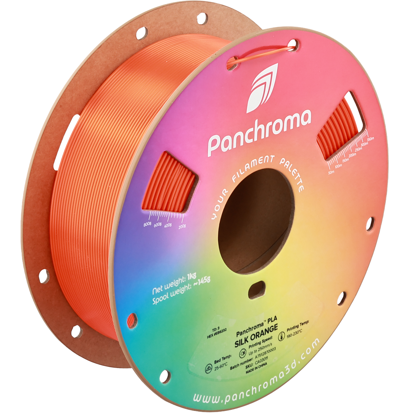 Polymaker Panchroma PLA Silk Orange 1.75 mm 1kg