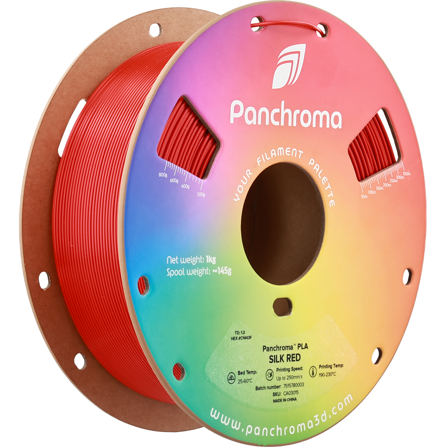 Polymaker Panchroma PLA Silk Red 1.75 mm 1kg