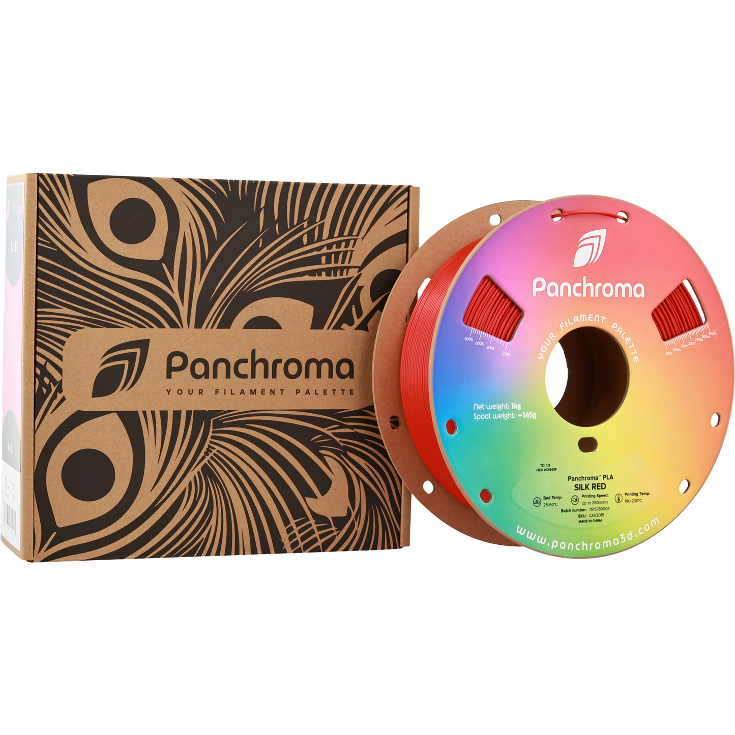 Polymaker Panchroma PLA Silk Red 1.75 mm 1kg