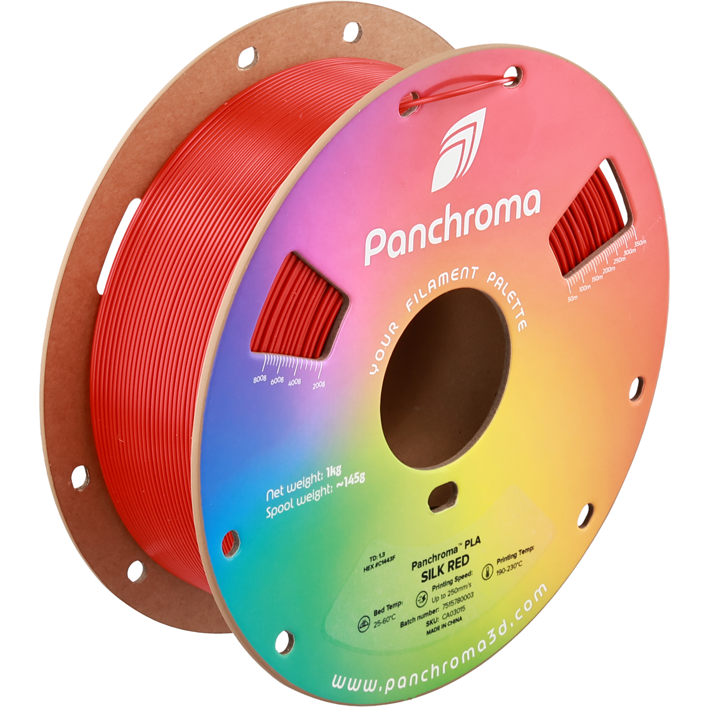 Polymaker Panchroma PLA Silk Red 1.75 mm 1kg