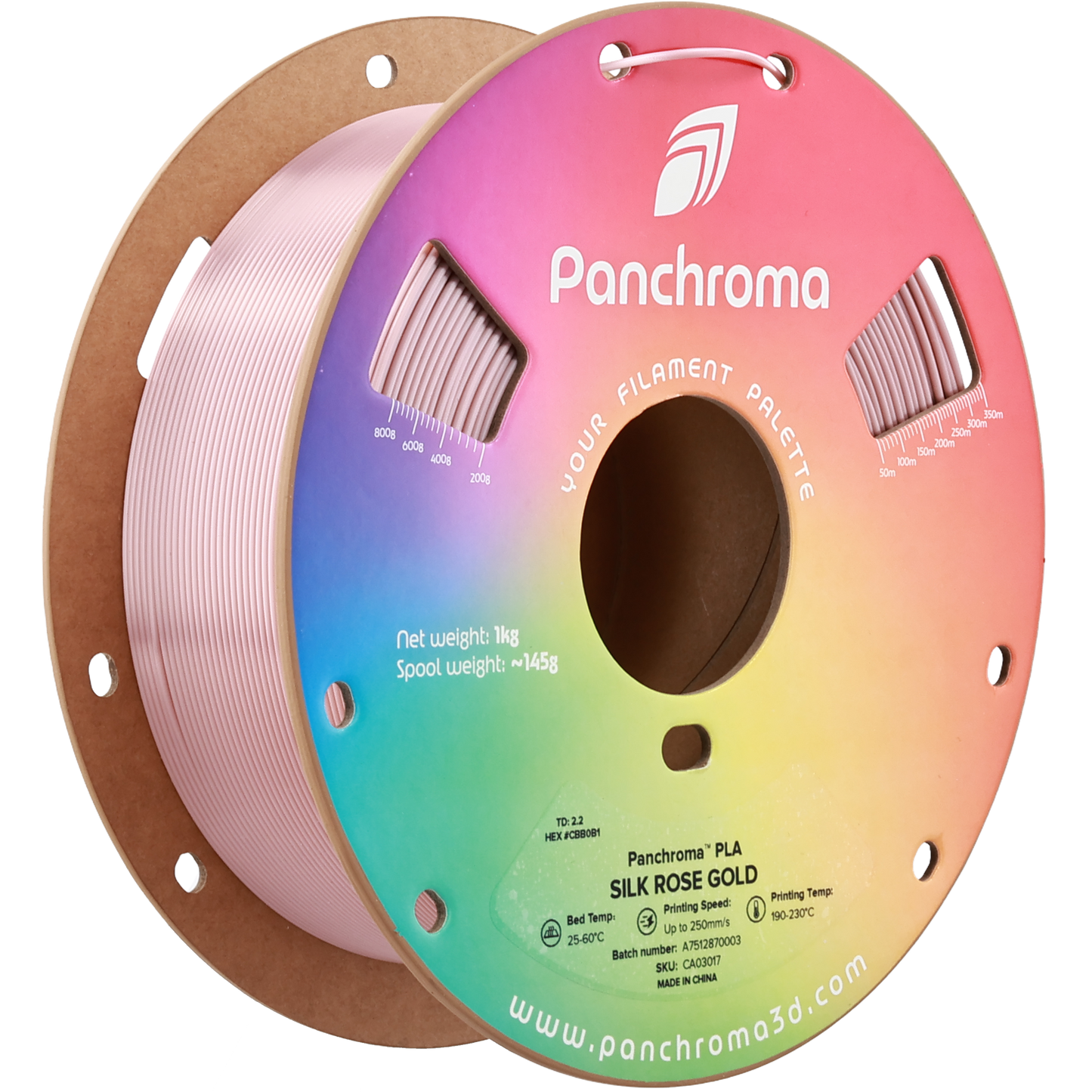 Polymaker Panchroma PLA Silk Rose Gold 1.75 mm 1kg