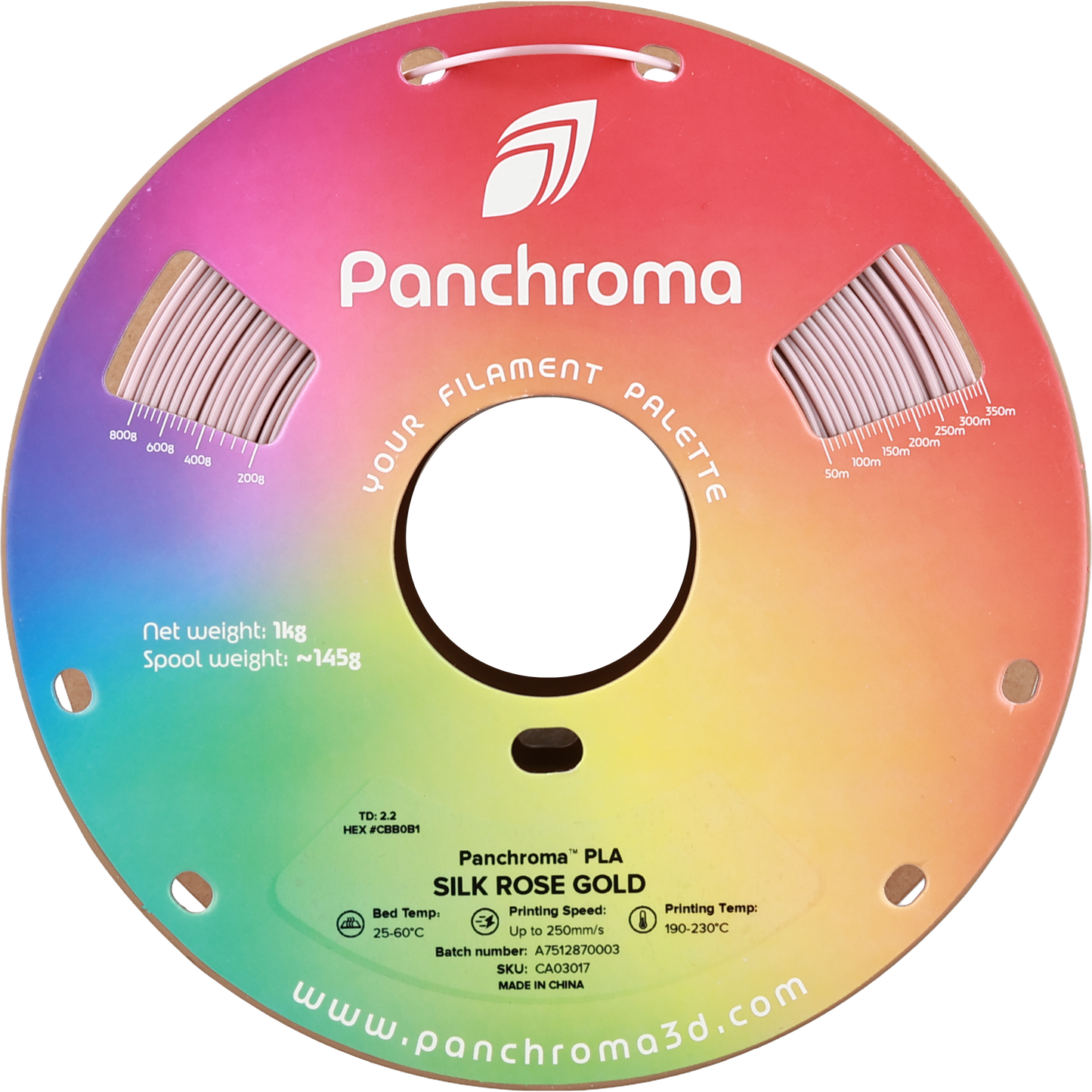 Polymaker Panchroma PLA Silk Rose Gold 1.75 mm 1kg