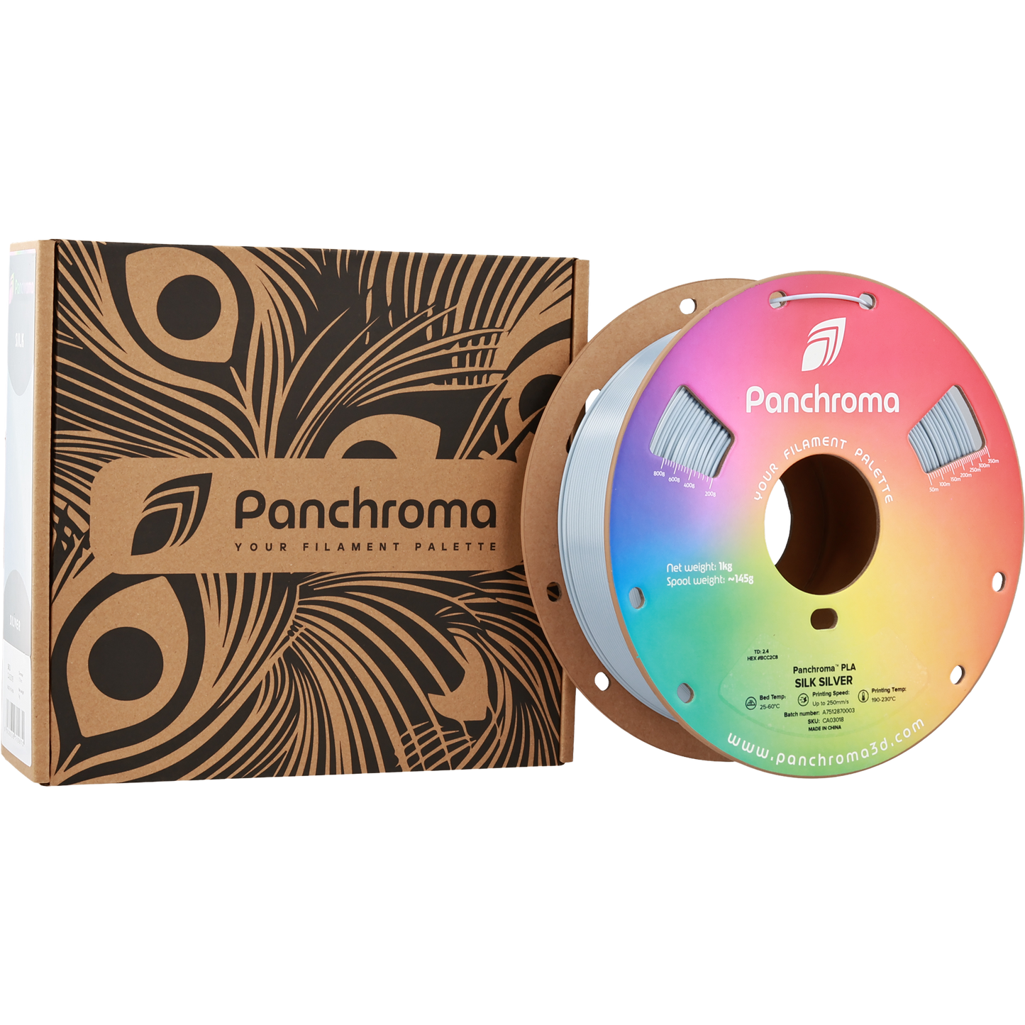 Polymaker Panchroma PLA Silk Silver 1.75 mm 1kg