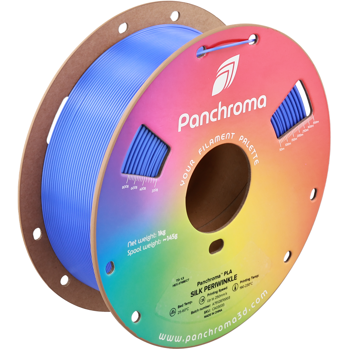Polymaker Panchroma PLA Silk Periwinkle 1.75 mm 1kg