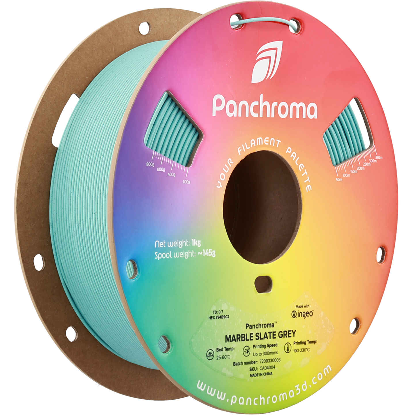 Polymaker Panchroma PLA Marble Slate Grey 1.75 mm 1kg