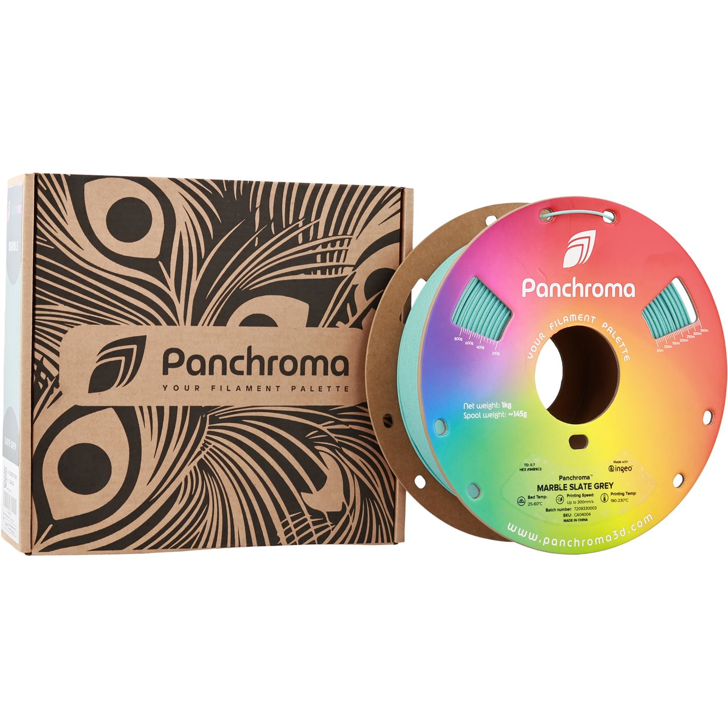 Polymaker Panchroma PLA Marble Slate Grey 1.75 mm 1kg