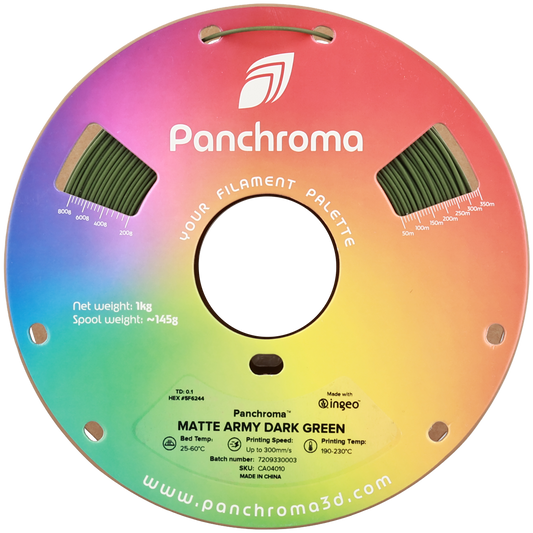 Polymaker Panchroma PLA MAtte Army Dark Green 1.75 mm 1kg