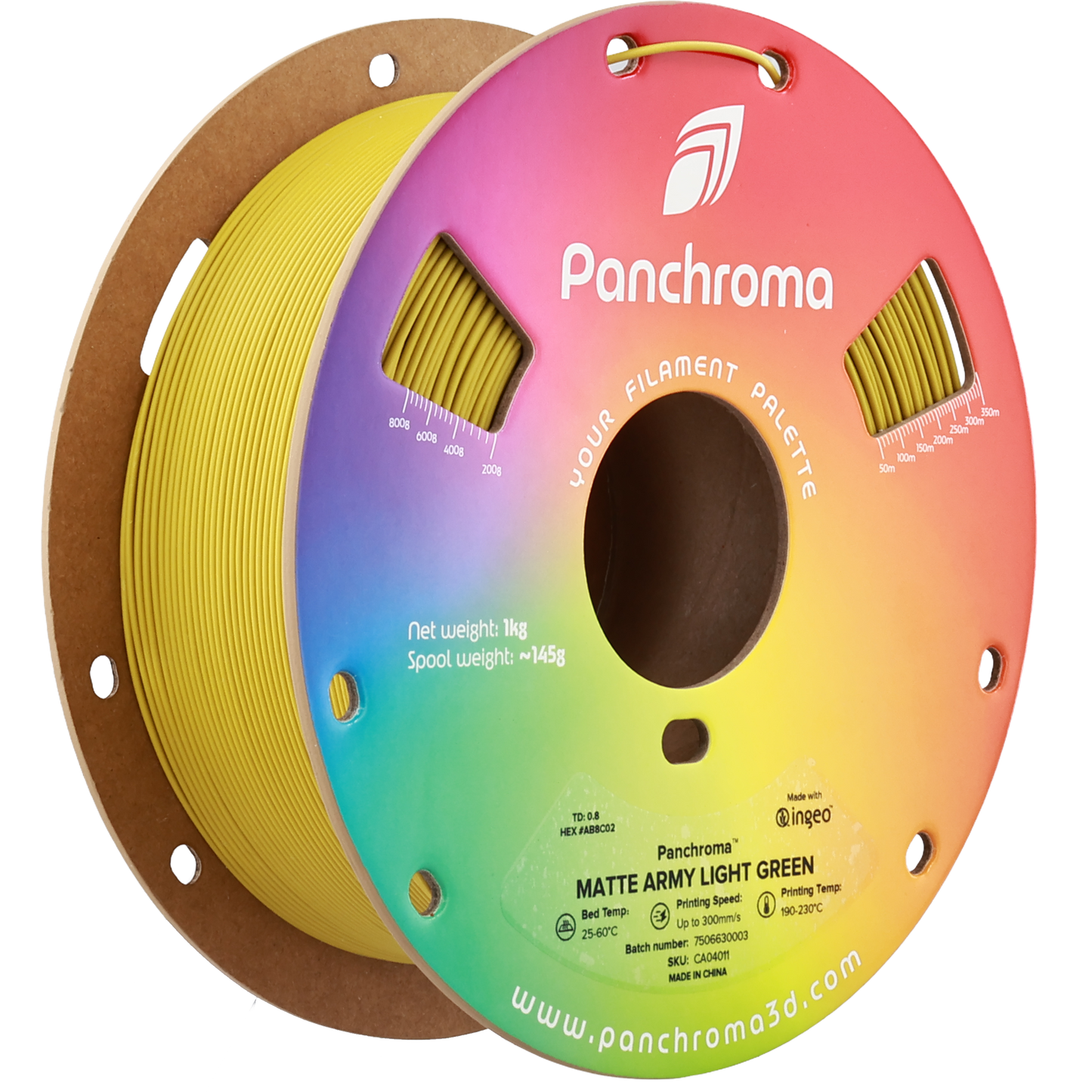 Polymaker Panchroma PLA Matte Army Light Green 1.75 mm 1kg