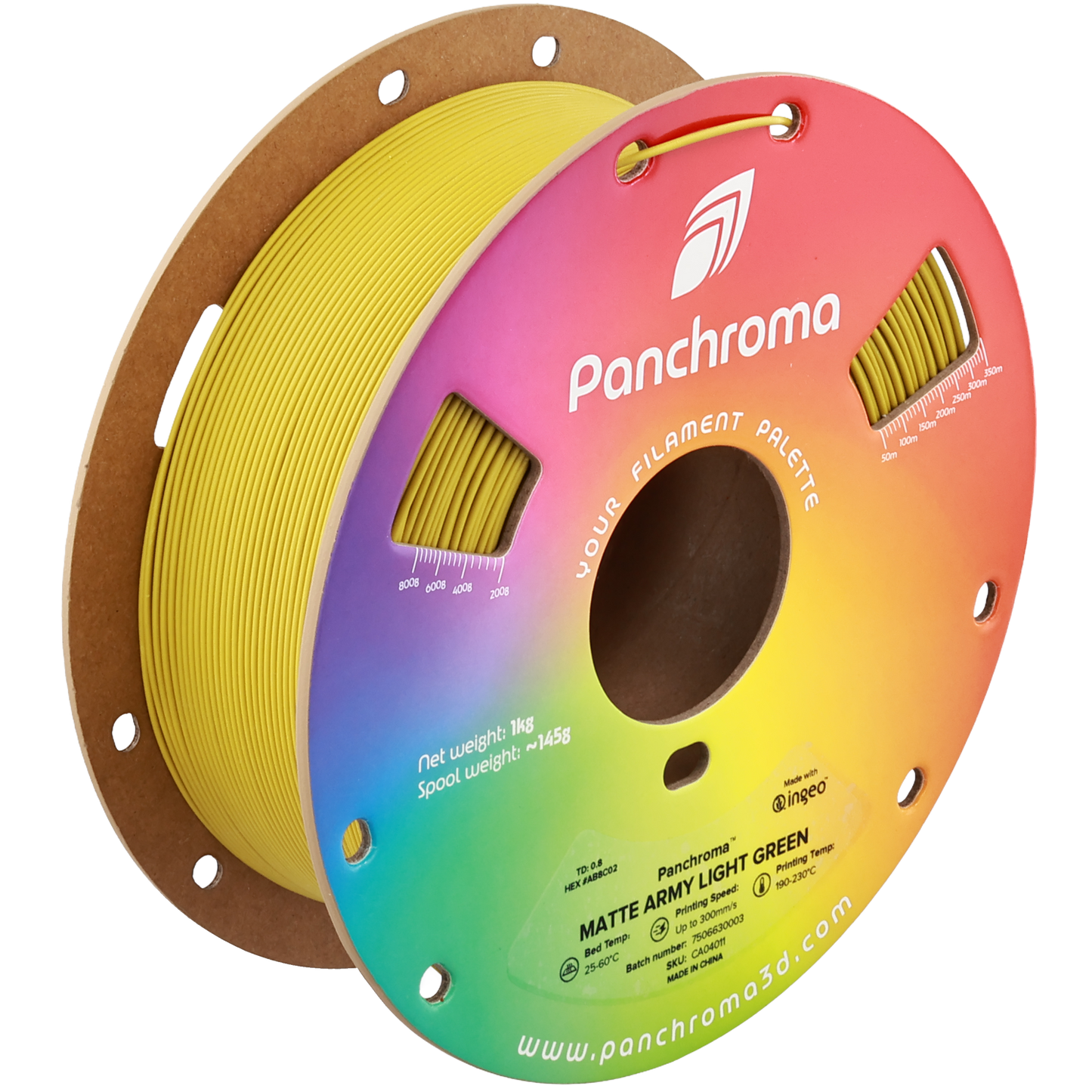 Polymaker Panchroma PLA Matte Army Light Green 1.75 mm 1kg