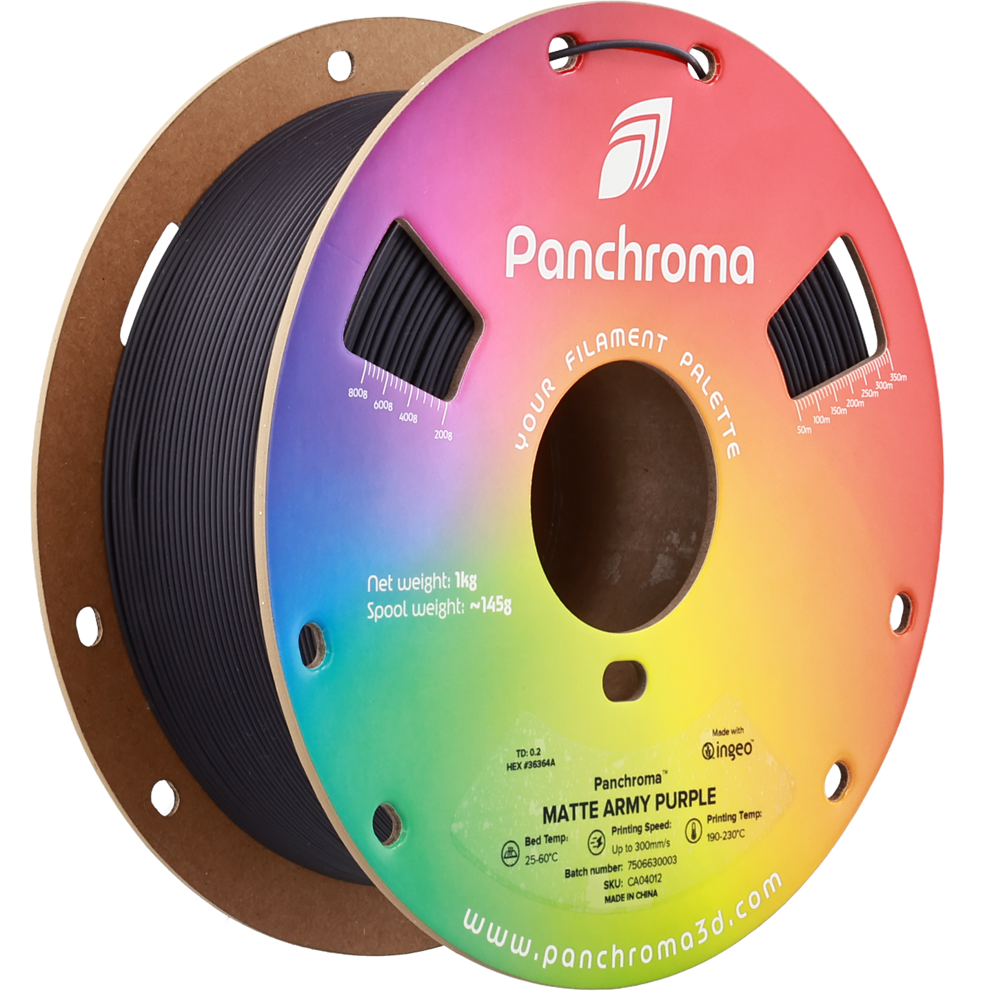 Polymaker Panchroma PLA Matte Army Purple 1.75 mm 1kg