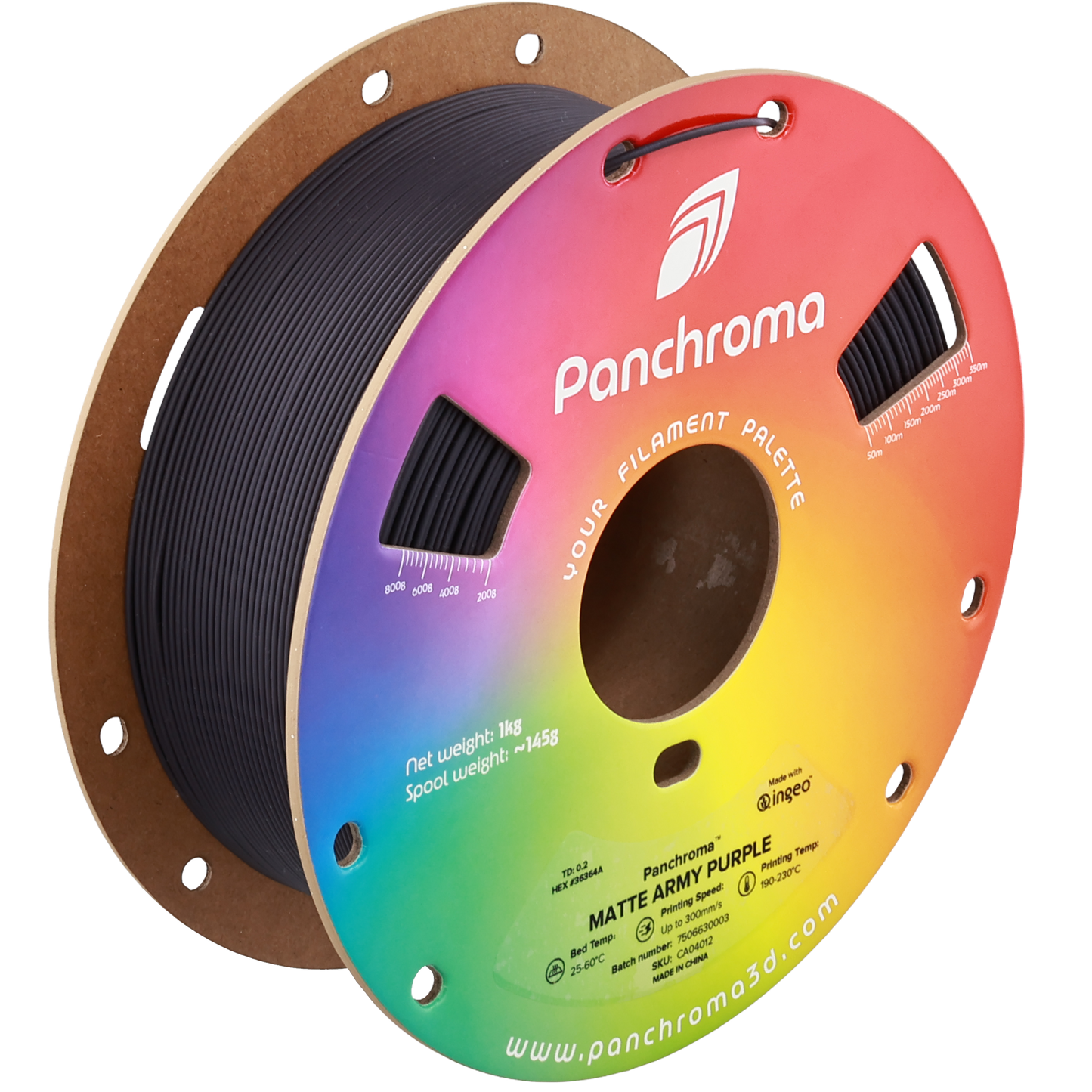 Polymaker Panchroma PLA Matte Army Purple 1.75 mm 1kg