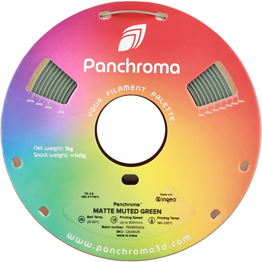 Polymaker Panchroma PLA Matte Muted Green 1.75 mm 1kg