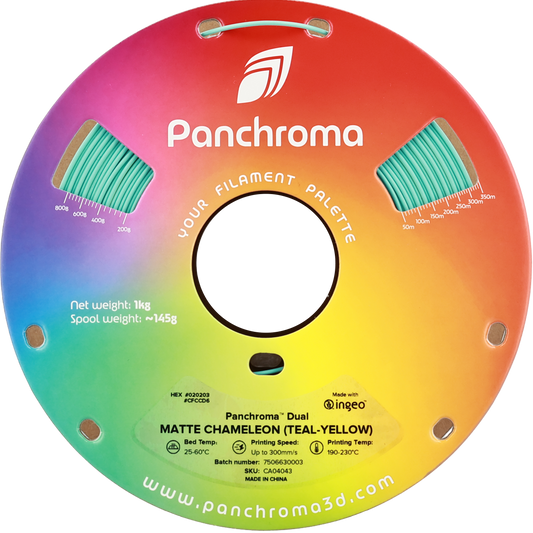 Polymaker Panchroma PLA Dual Matte Chameleon 1,75mm 1kg - Teal-Yellow