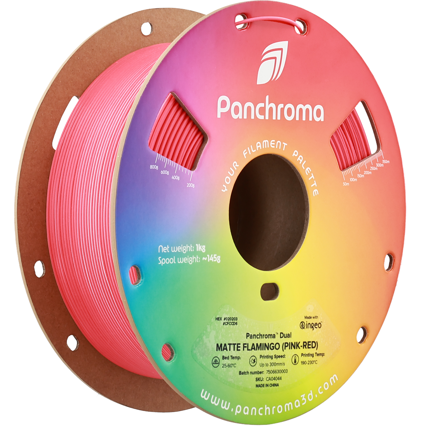 Polymaker Panchroma PLA Dual Matte Flamingo 1,75mm 1kg - Pink-Red