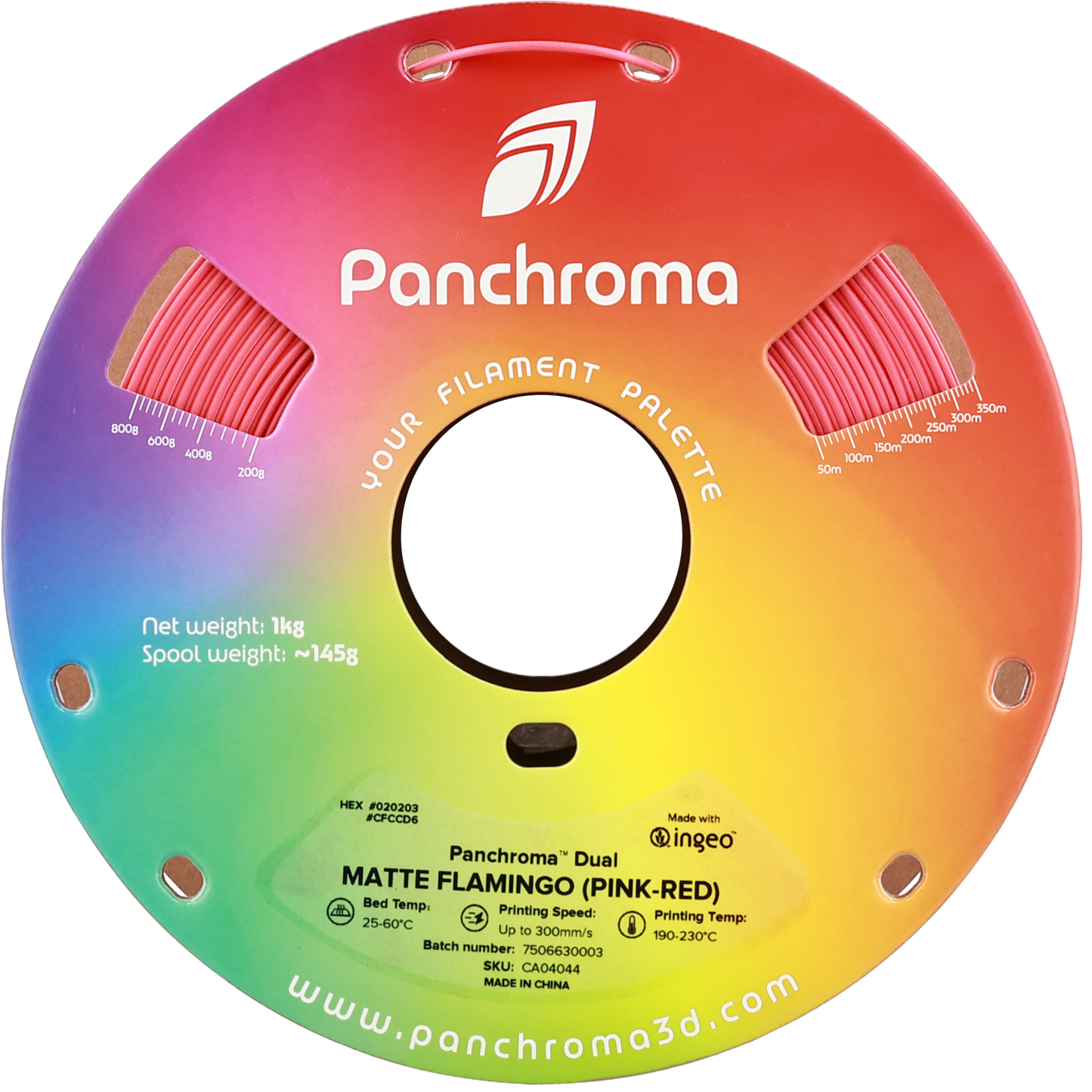 Polymaker Panchroma PLA Dual Matte Flamingo 1,75mm 1kg - Pink-Red