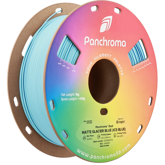 Polymaker Panchroma PLA Dual Matte Glacier Blue 1,75mm 1kg - Ice-Blue