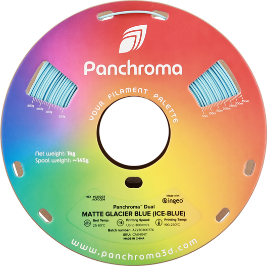 Polymaker Panchroma PLA Dual Matte Glacier Blue 1,75mm 1kg - Ice-Blue