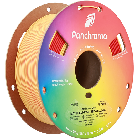 Polymaker Panchroma PLA Dual Matte Sunrise 1,75mm 1kg - Red-Yellow