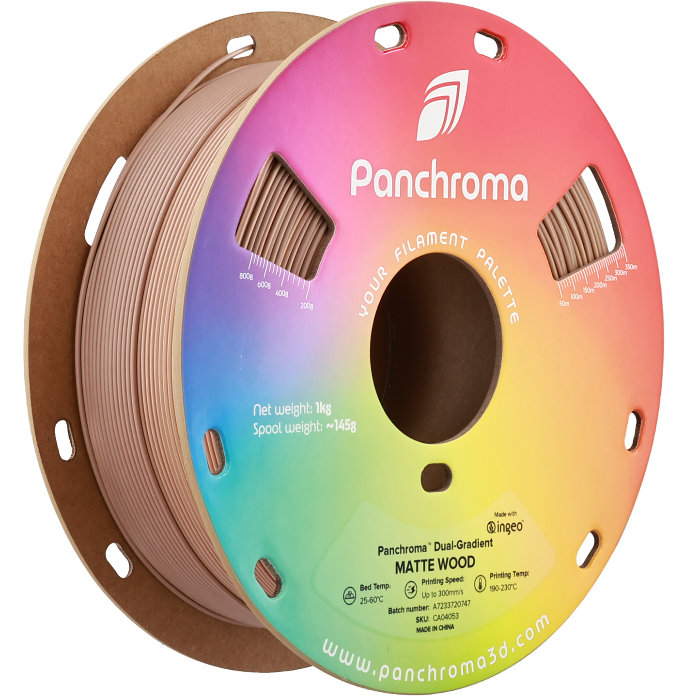 Polymaker Panchroma PLA Dual-Gradient Matte Wood 1.75 mm 1kg