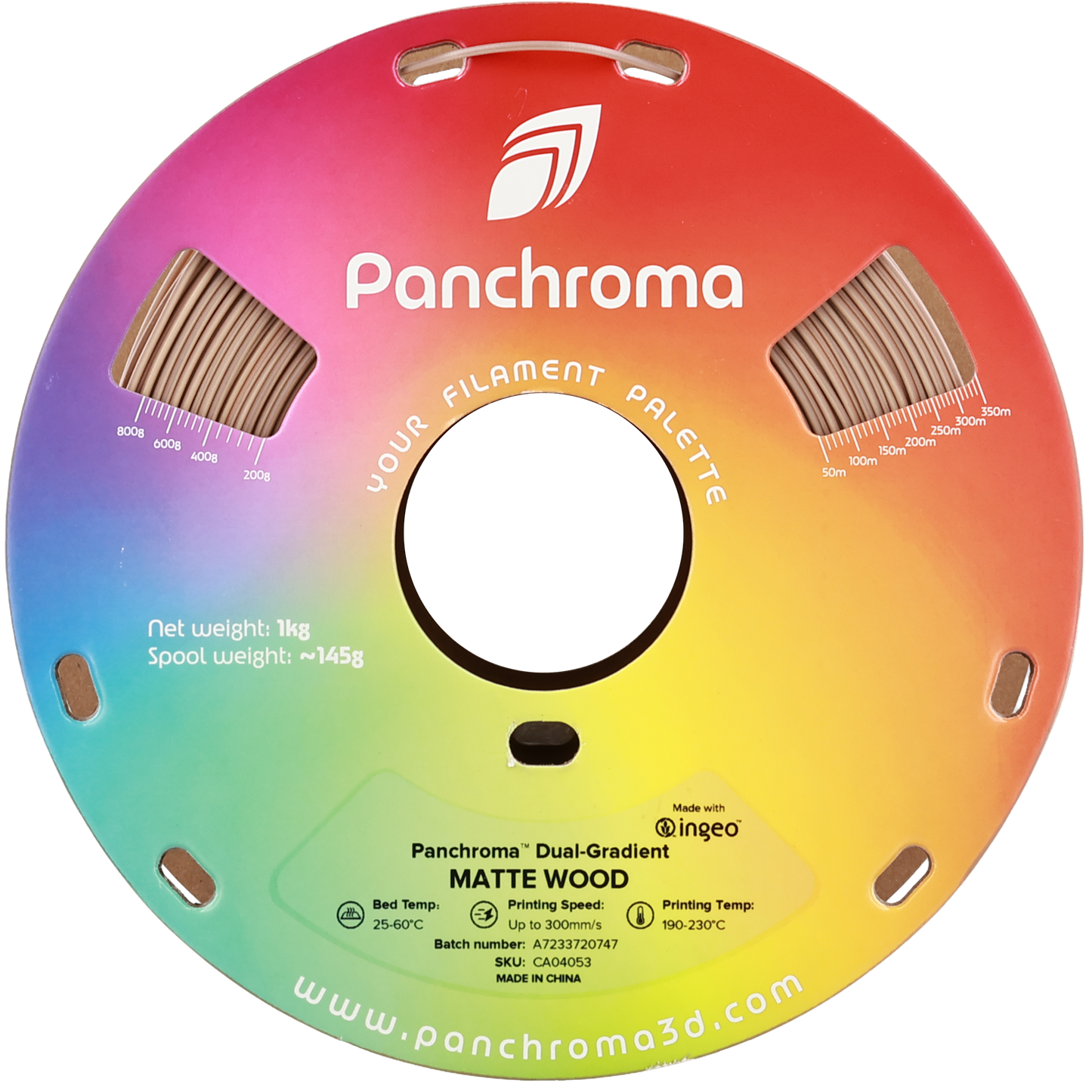Polymaker Panchroma PLA Dual-Gradient Matte Wood 1.75 mm 1kg
